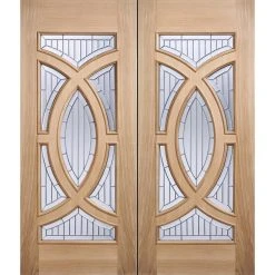 LPD Door -LPD Door double external door traditional majestic oak dbl