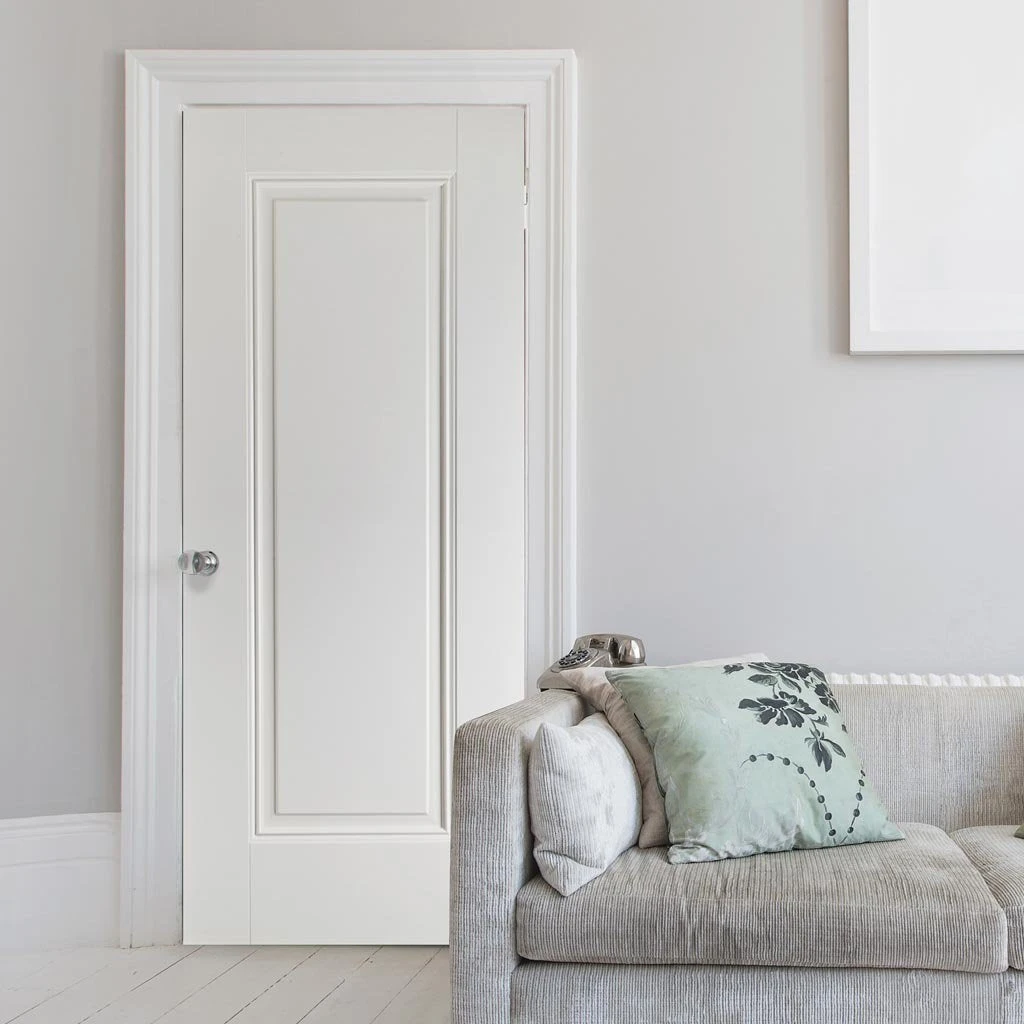 Eindhoven 1 Panel Internal Door - White Primed 1 Eindhoven 1 Panel Internal Door - White Primed
