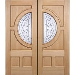 LPD Door -LPD Door external door double traditional elegant empress oak main