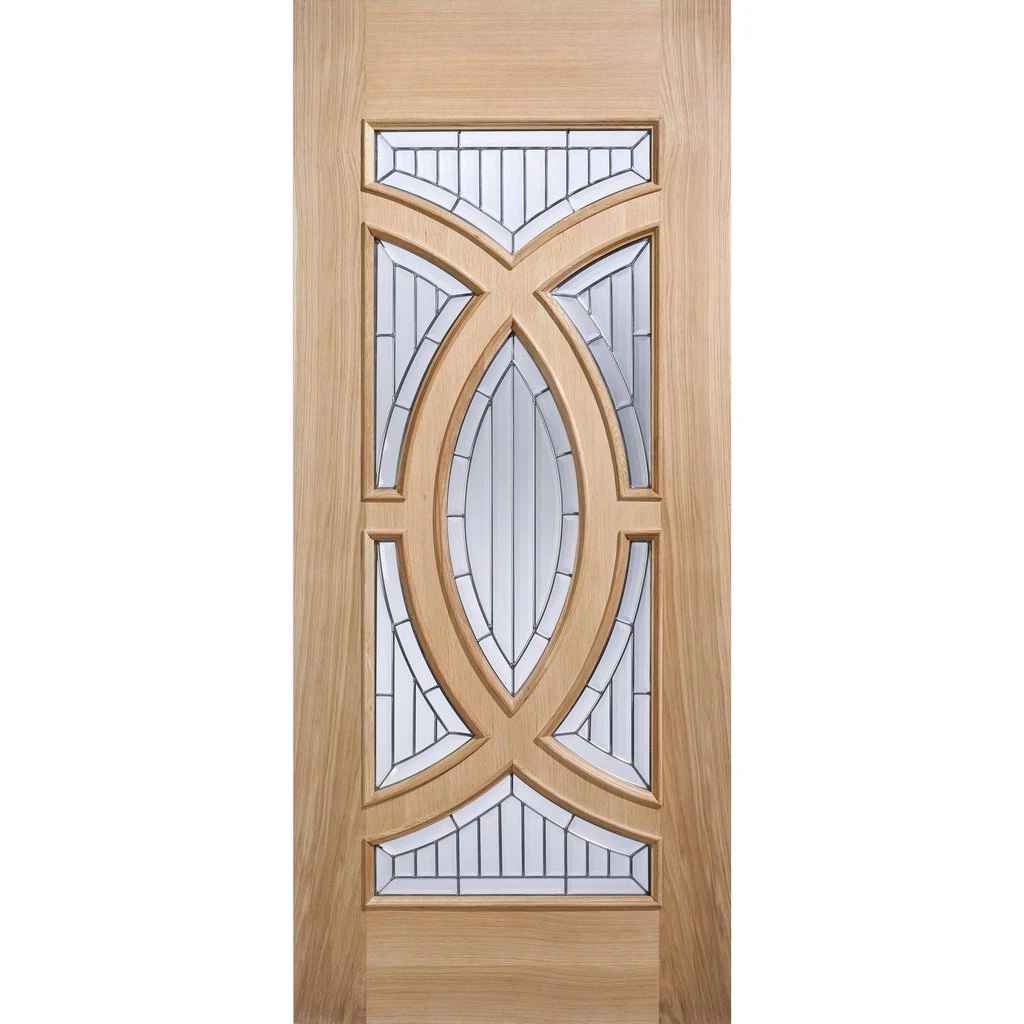 Majestic Oak Double Door And Frame Set - Zinc Clear Tri Glazing 3 Majestic Oak Double Door And Frame Set - Zinc Clear Tri Glazing - Image 3