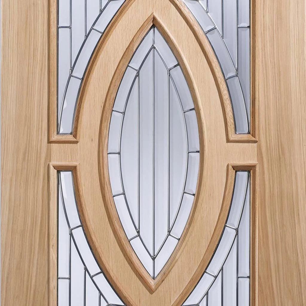 Majestic Oak Double Door And Frame Set - Zinc Clear Tri Glazing 5 Majestic Oak Double Door And Frame Set - Zinc Clear Tri Glazing - Image 5