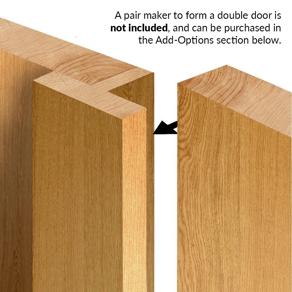 Majestic Oak Double Door And Frame Set - Zinc Clear Tri Glazing 8 Majestic Oak Double Door And Frame Set - Zinc Clear Tri Glazing - Image 8