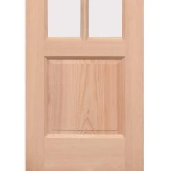 EXTERIOR Hemlock GTP 2 Panel Door Pair - Fit Your Own Glass -LPD Door french doors external lpd gtp 2p hemlock bot