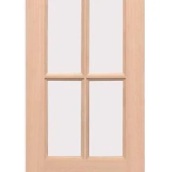 EXTERIOR Hemlock GTP 2 Panel Door Pair - Fit Your Own Glass -LPD Door french doors external lpd gtp 2p hemlock mid