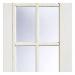 SA 10 Pane Moulded Grained White Internal Door Pair - Clear Glass 11 SA 10 Pane Moulded Grained White Internal Door Pair - Clear Glass -LPD Door glazed door elegant internal white glazed lpd sa 10l double doors bb
