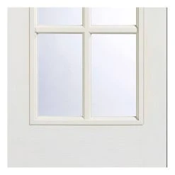 SA 10 Pane Moulded Grained White Internal Door Pair - Clear Glass 12 SA 10 Pane Moulded Grained White Internal Door Pair - Clear Glass -LPD Door glazed door elegant internal white glazed lpd sa 10l double doors dd
