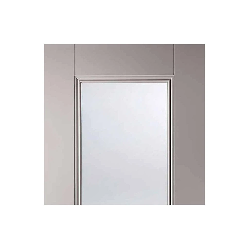 Pass-Easi Two Sliding Doors And Frame Kit - Arnhem Grey Primed Door - Clear Glass - Unfinished 5 Pass-Easi Two Sliding Doors And Frame Kit - Arnhem Grey Primed Door - Clear Glass - Unfinished - Image 5