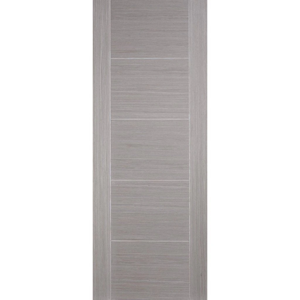 Bespoke Light Grey Vancouver Internal Door Pair - Prefinished 2 Bespoke Light Grey Vancouver Internal Door Pair - Prefinished - Image 2