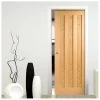 Idaho Oak 3 Panel Evokit Pocket Fire Door - 30 Minute Fire Rated