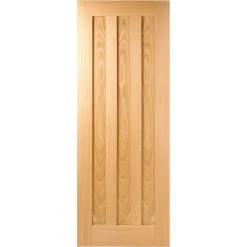 Pass-Easi Two Sliding Doors And Frame Kit - Idaho 3 Panel Oak Door - Unfinished -LPD Door idaho oak door elegant lpd directdoor main59