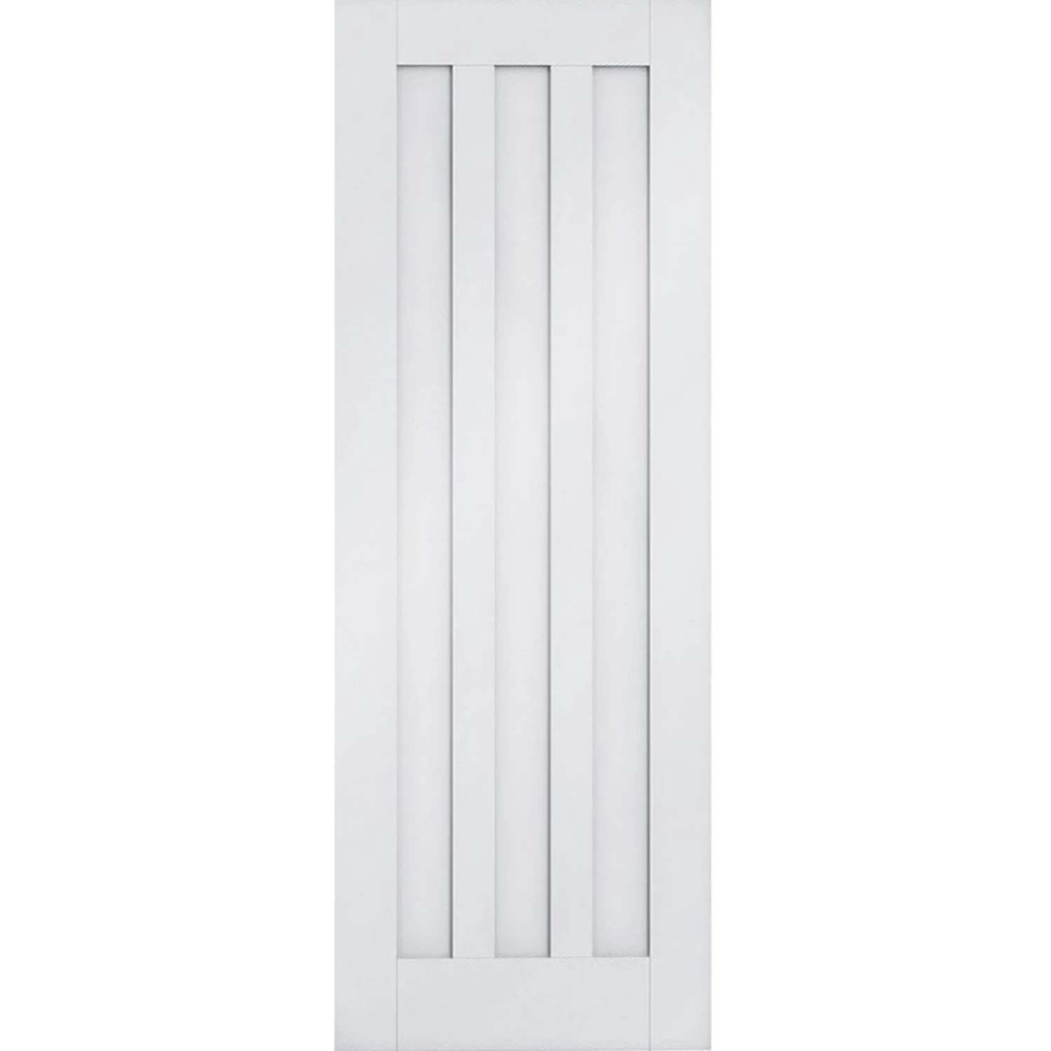 Idaho Panel Internal Door Pair - White Primed 2 Idaho Panel Internal Door Pair - White Primed - Image 2
