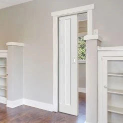 Idaho Panel Evokit Pocket Fire Door - 30 Minute Fire Rated - White Primed