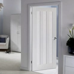 Idaho 3 Panel Internal Door - White Primed