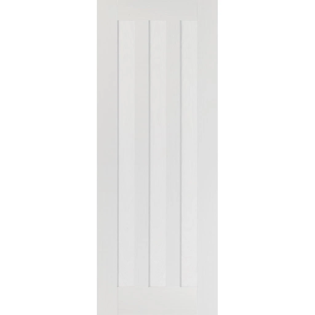 Idaho 3 Panel Internal Door - White Primed 2 Idaho 3 Panel Internal Door - White Primed - Image 2