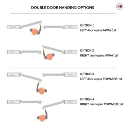 Bespoke Vancouver Walnut 5P Flush Internal Door Pair - Prefinished -LPD Door interior door handing double doors b24c1db3 f8b2 4cb1 8854 bdab8b11f0a3