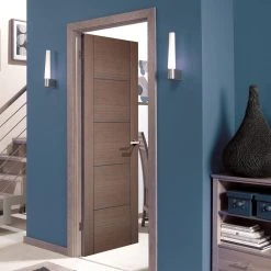 Vancouver Chocolate Grey Internal Internal Door - Prefinished