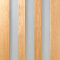 Bespoke Utah Oak Internal Door Pair - Frosted Glass -LPD Door internal oak folding door oak utah34