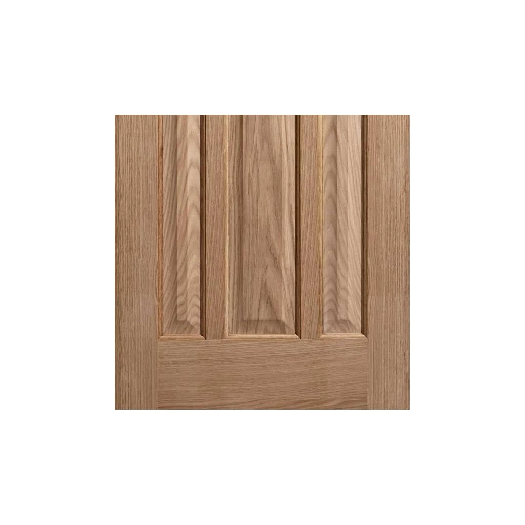 Kilburn 3 Panel Oak Internal Door Pair 6 Kilburn 3 Panel Oak Internal Door Pair - Image 6