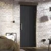 Laminate Montreal Black Internal Door - Prefinished