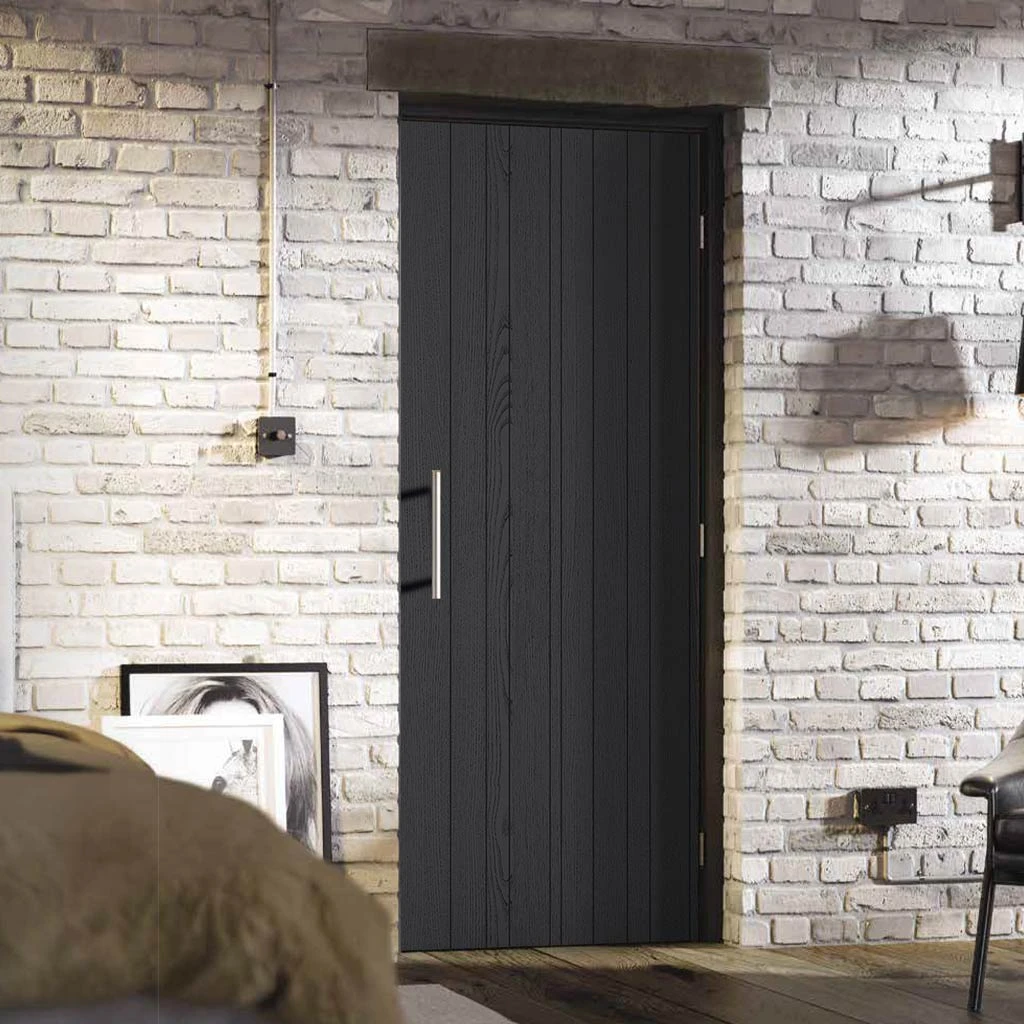 Laminate Montreal Black Internal Door - Prefinished 1 Laminate Montreal Black Internal Door - Prefinished