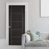 Laminate Vancouver Dark Grey Internal Door - Prefinished