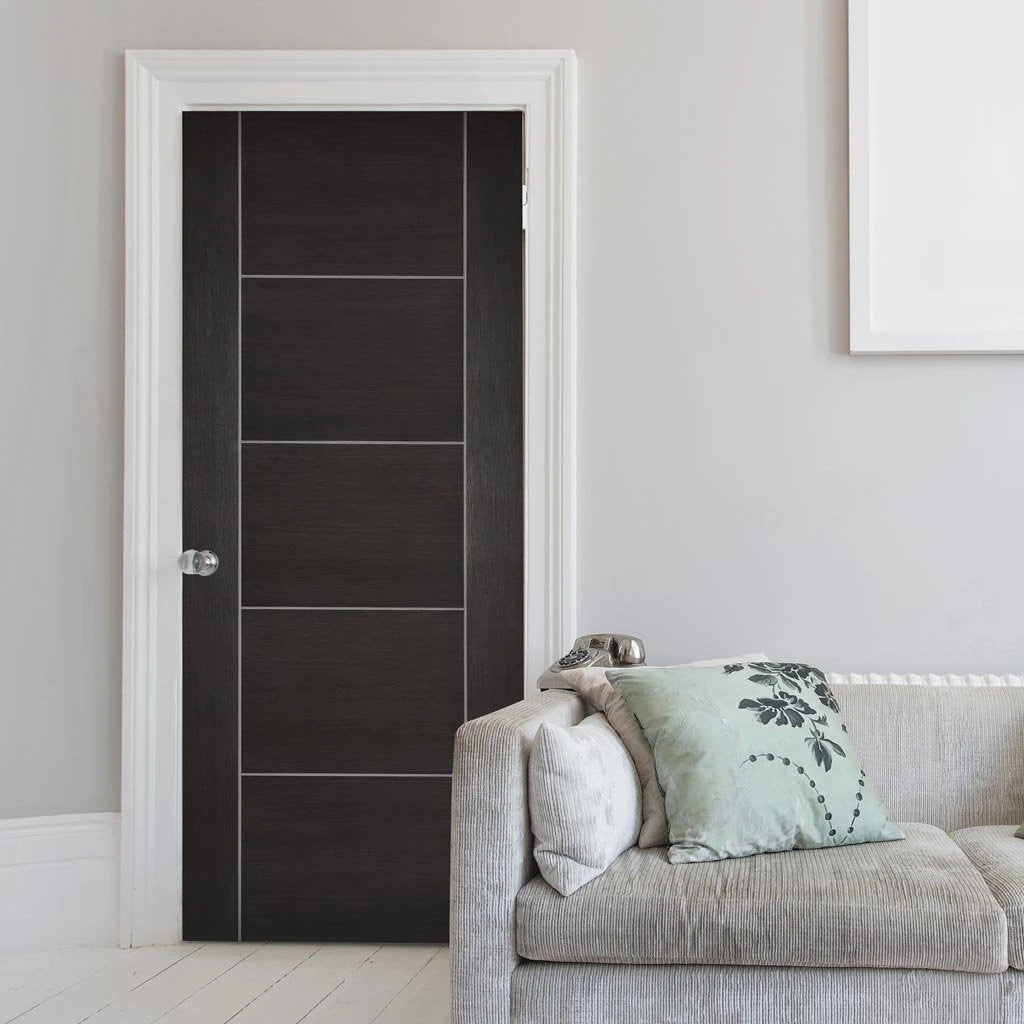 Laminate Vancouver Dark Grey Internal Door - Prefinished 1 Laminate Vancouver Dark Grey Internal Door - Prefinished