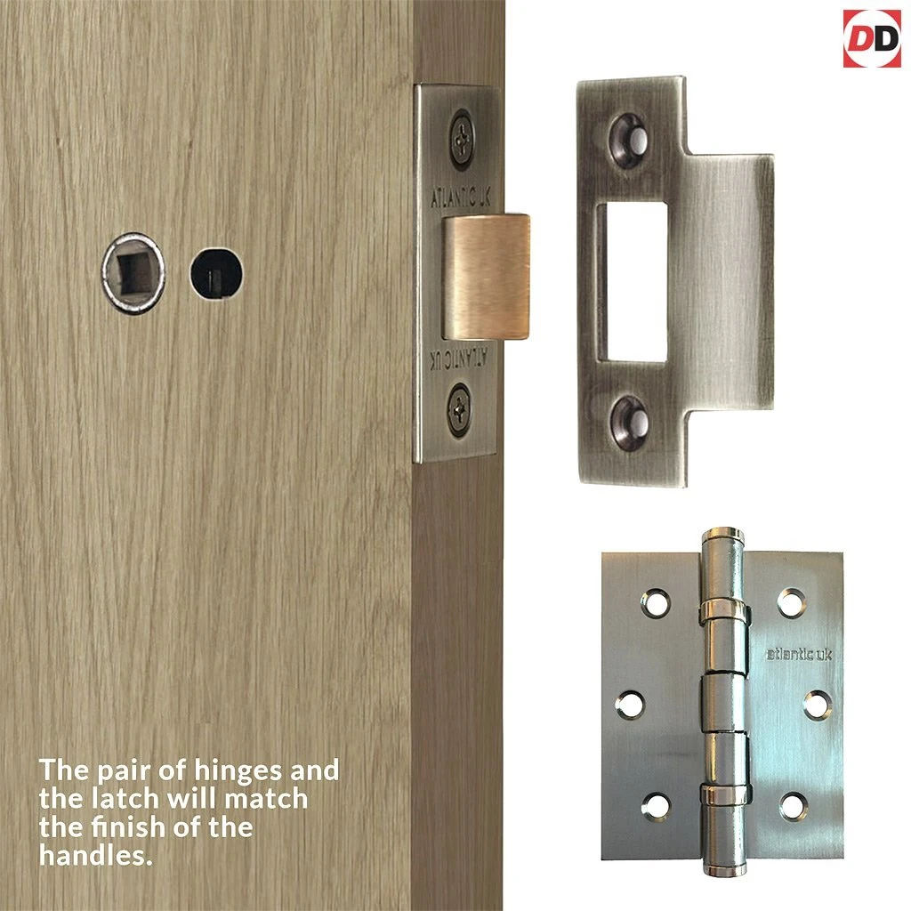 Internal Door And Frame Kit - Contemporary 4 Panel Oak Internal Door 6 Internal Door And Frame Kit - Contemporary 4 Panel Oak Internal Door - Image 6