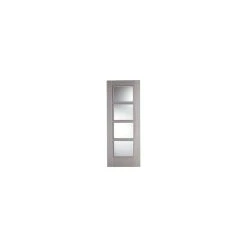 Three Folding Doors & Frame Kit - Vancouver Light Grey 3+0 - Clear Glass - Prefinished 11 Three Folding Doors & Frame Kit - Vancouver Light Grey 3+0 - Clear Glass - Prefinished -LPD Door light grey vancouver glazed8