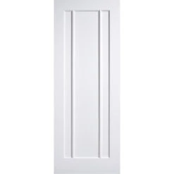 Lincoln 3 Panel Internal Door - White Primed -LPD Door lincoln door white elegant simple directdoors lpd main