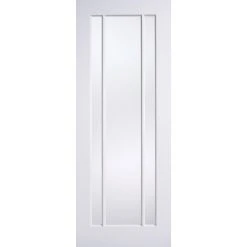 Lincoln 3 Pane Internal Door - Clear Glass - White Primed -LPD Door lincoln glazed door lpd folding door2