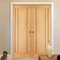 Bespoke Lincoln Oak 3P Internal Door Pair