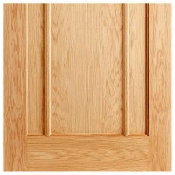 Bespoke Lincoln Oak 3P Internal Door Pair -LPD Door lincoln oak door elegant 3 panel lpd directdoors bot4
