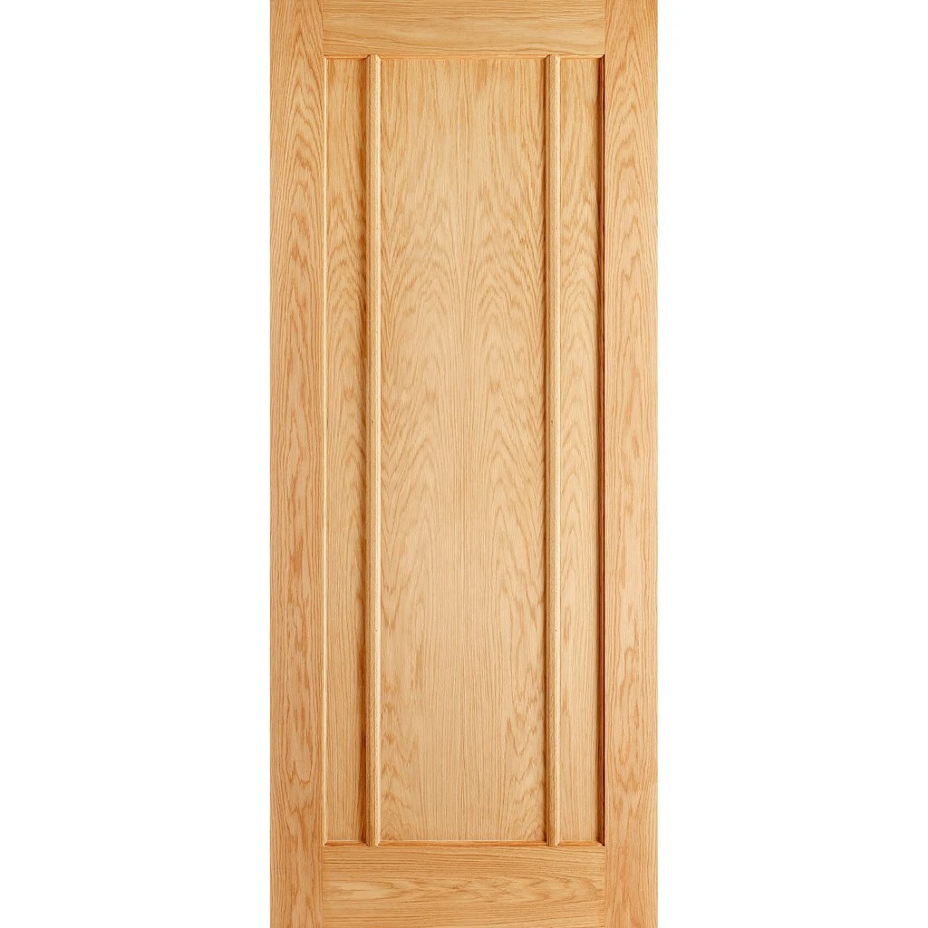 Internal Door And Frame Kit - Lincoln Oak 3 Panel Internal Door 2 Internal Door And Frame Kit - Lincoln Oak 3 Panel Internal Door - Image 2