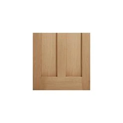 London 2 Pane Oak Internal Door - Clear Glass -LPD Door london glazed shaker malton doors lpd directdoors bot