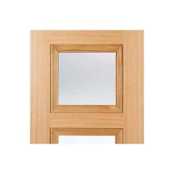 Amsterdam 3 Pane Glazed Oak Internal Door Pair - Prefinished -LPD Door lpd door amsterdam 3l oak 72dpi rgb mid1