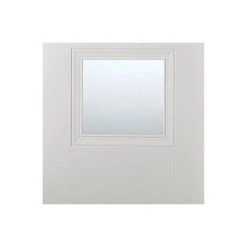 Amsterdam 3 Panel Internal Door Pair - Clear Glass - White Primed -LPD Door lpd door amsterdam 3l white 72dpi rgb bot1