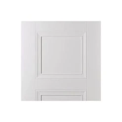 Amsterdam 3 Panel Single Evokit Pocket Door - White Primed -LPD Door lpd door amsterdam 3p white 72dpi rgb mid4 4472d4ae 0ec9 4c14 bbe5 b3ffc31ee8f1