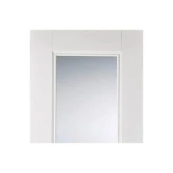 Arnhem 1 Pane 1 Panel Internal Door - Clear Glass - White Primed 8 Arnhem 1 Pane 1 Panel Internal Door - Clear Glass - White Primed -LPD Door lpd door arnhem 1l 1p white 72dpi rgb top