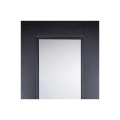 Eindhoven Black Primed Single Evokit Pocket Door - Clear Glass -LPD Door lpd door eindhoven glazed black 72dpi rgb top2 bdbad87a 37ac 4dc9 8960 61a22bf09a3e