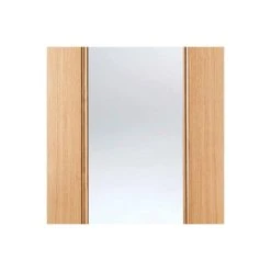 Eindhoven 1L Oak Single Evokit Pocket Door - Clear Glass - Prefinished -LPD Door lpd door eindhoven glazed oak 72dpi rgb mid3 09f76219 6110 4d88 912c 4e230b9915c9