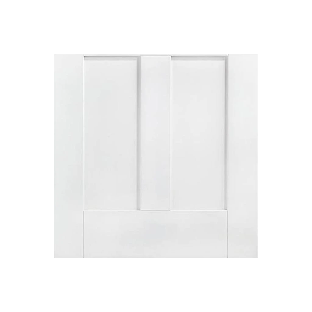 London Single Evokit Pocket Door - Clear Glass - White Primed 5 London Single Evokit Pocket Door - Clear Glass - White Primed - Image 5