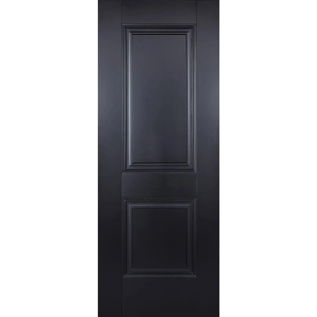 Arnhem 2 Panel Black Primed Internal Door 2 Arnhem 2 Panel Black Primed Internal Door - Image 2