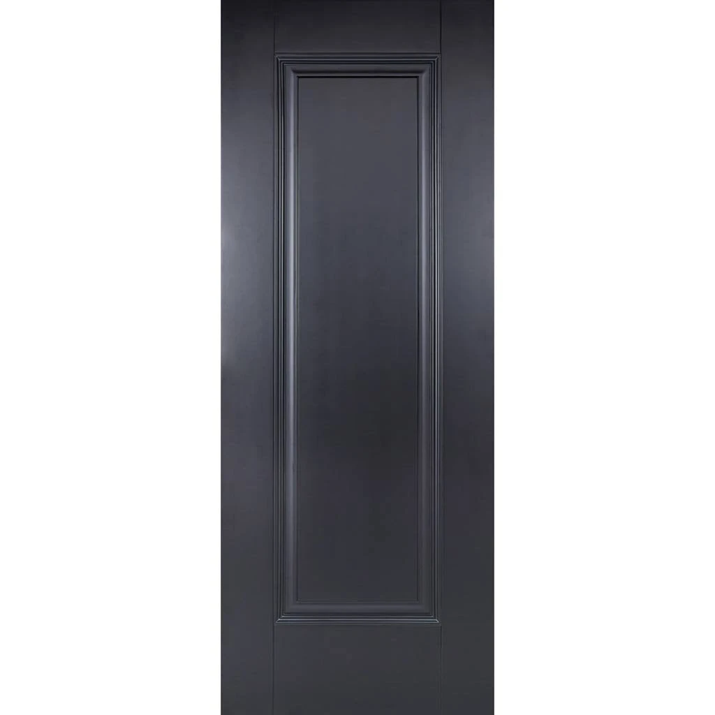 Eindhoven 1 Panel Black Primed Internal Door 2 Eindhoven 1 Panel Black Primed Internal Door - Image 2