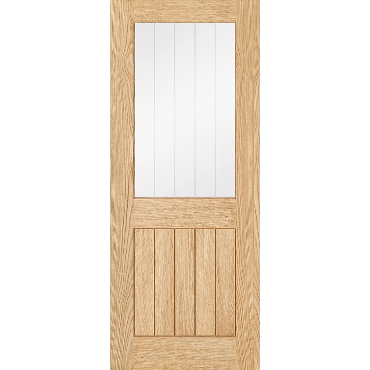Pass-Easi Four Sliding Doors And Frame Kit - Belize Oak Door - Silkscreen Etched Glass - Prefinished 2 Pass-Easi Four Sliding Doors And Frame Kit - Belize Oak Door - Silkscreen Etched Glass - Prefinished - Image 2