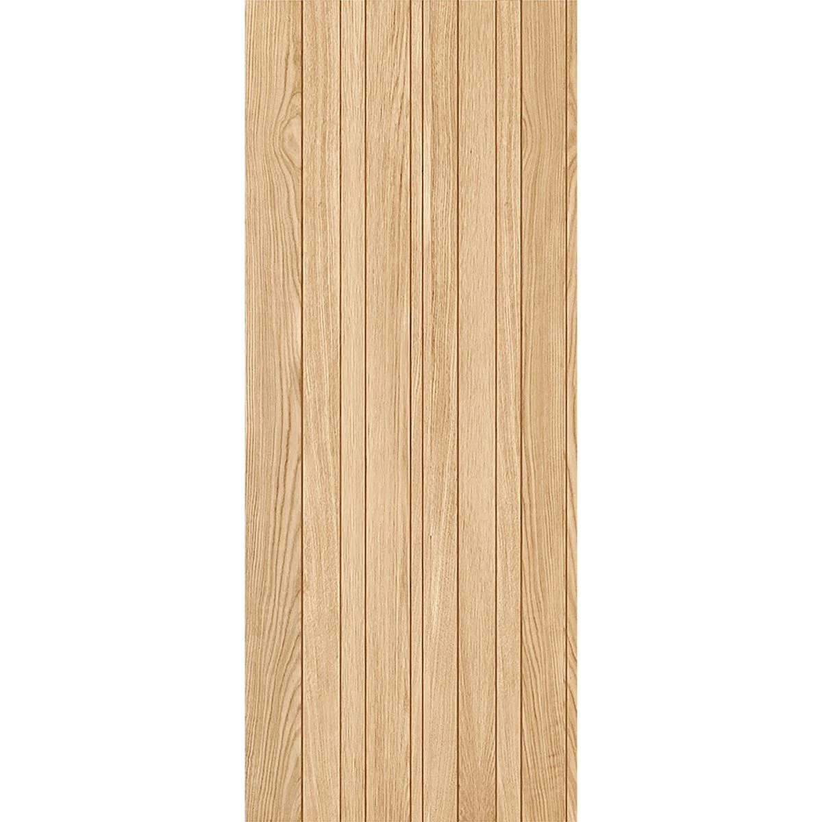 Premium Double Sliding Door & Wall Track - Montreal Oak Flush Internal Door - Prefinished 2 Premium Double Sliding Door & Wall Track - Montreal Oak Flush Internal Door - Prefinished - Image 2