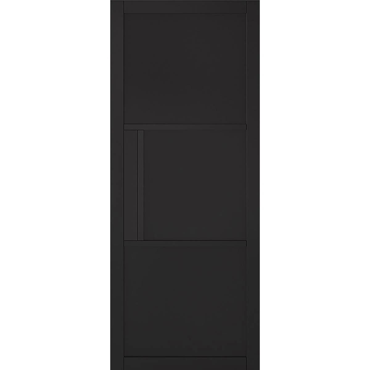 Tribeca 3 Panel Black Primed Single Evokit Pocket Door 3 Tribeca 3 Panel Black Primed Single Evokit Pocket Door - Image 3