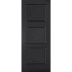 Three Folding Doors & Frame Kit - Antwerp 3 Panel 3+0 - Black Primed -LPD Door lpd doors contemporary design 02 ANTWERP PRIMED BLACK F01 0000 4ac733a8 3185 4391 8383 e236a77f2431