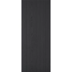Saturn Tubular Stainless Steel Sliding Track & Laminate Montreal Black Door - Prefinished -LPD Door lpd doors contemporary design 03 MONTREAL PRE FINISHED BLACK ASH LAMINATE 12496ca5 8c17 4c52 b901 196cd868c071