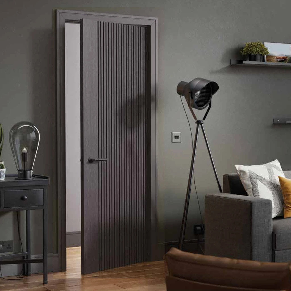 Melbourne Ash Grey Internal Door - Prefinished 1 Melbourne Ash Grey Internal Door - Prefinished
