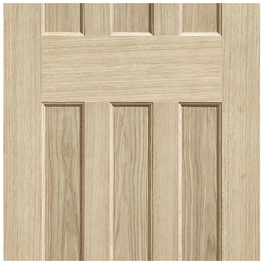 DX 60's Nostalgia Oak Panel Internal Door Pair 5 DX 60's Nostalgia Oak Panel Internal Door Pair - Image 5